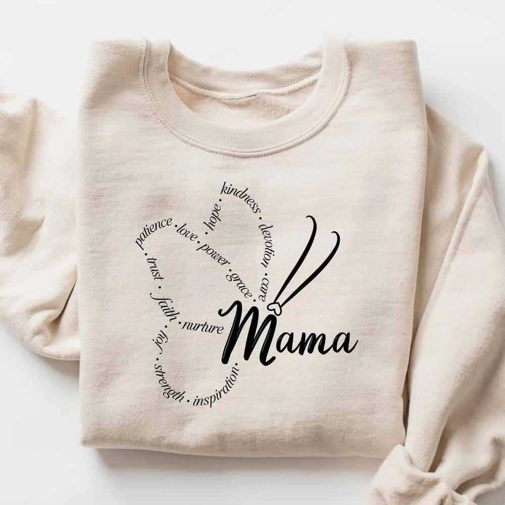 Butterfly Mama sweatshirt, Mom Quote sweatshirt, Mama Blessing sweatshirt